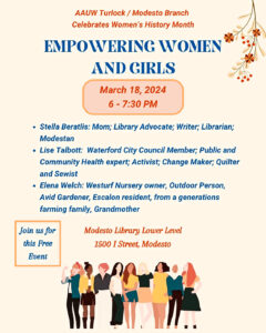WOMEN’S HISTORY MONTH EVENT